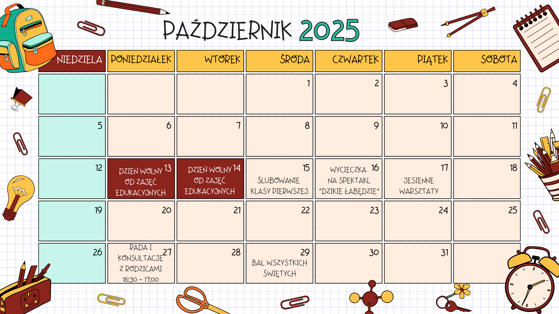 Październik